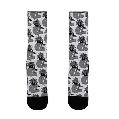 Merdusa (Mermaid Medusa) Socks