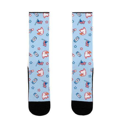 Merica Pattern Socks