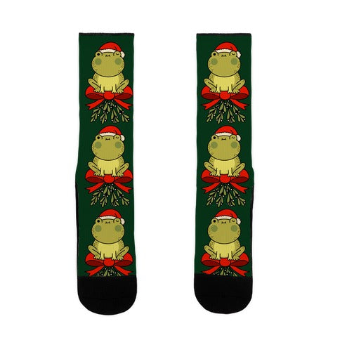 Mistletoad Socks