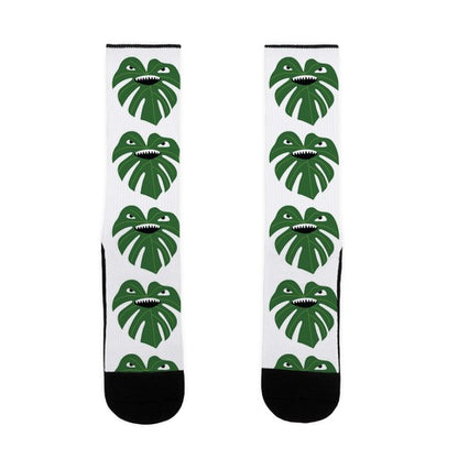 Monstera Leaf Monster Socks