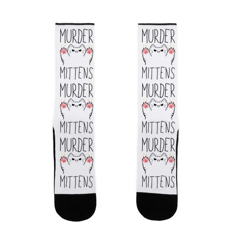 Murder Mittens Socks