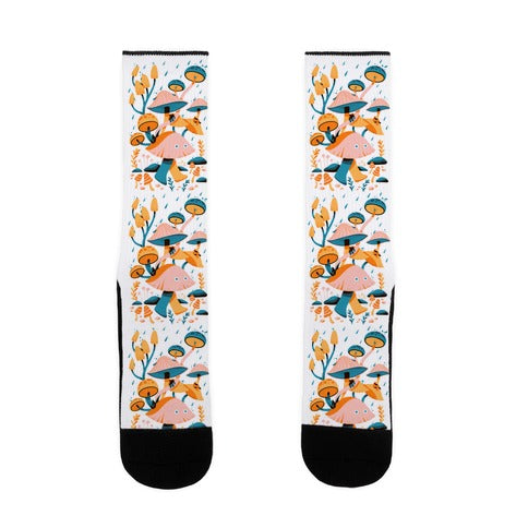 Mushroom Forest Spirits Socks