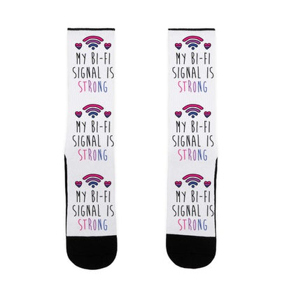My Bi-Fi Signal Is Strong Socks