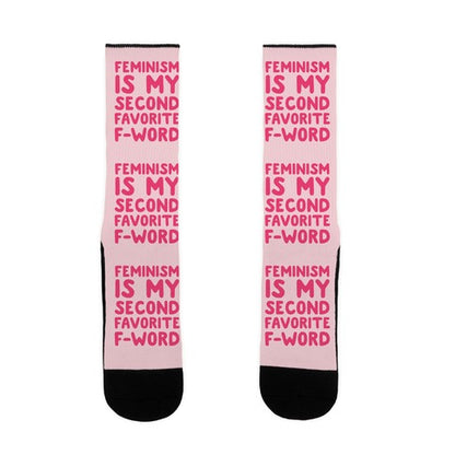 My Favorite F Word Is Feminism Socks