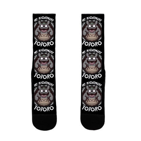 My Nightmare Totoro Socks