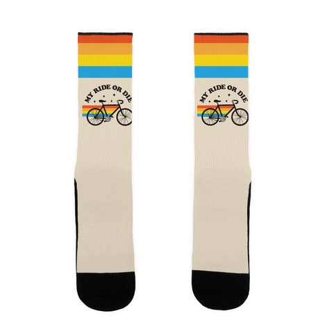 My Ride Or Die Bicycle Socks