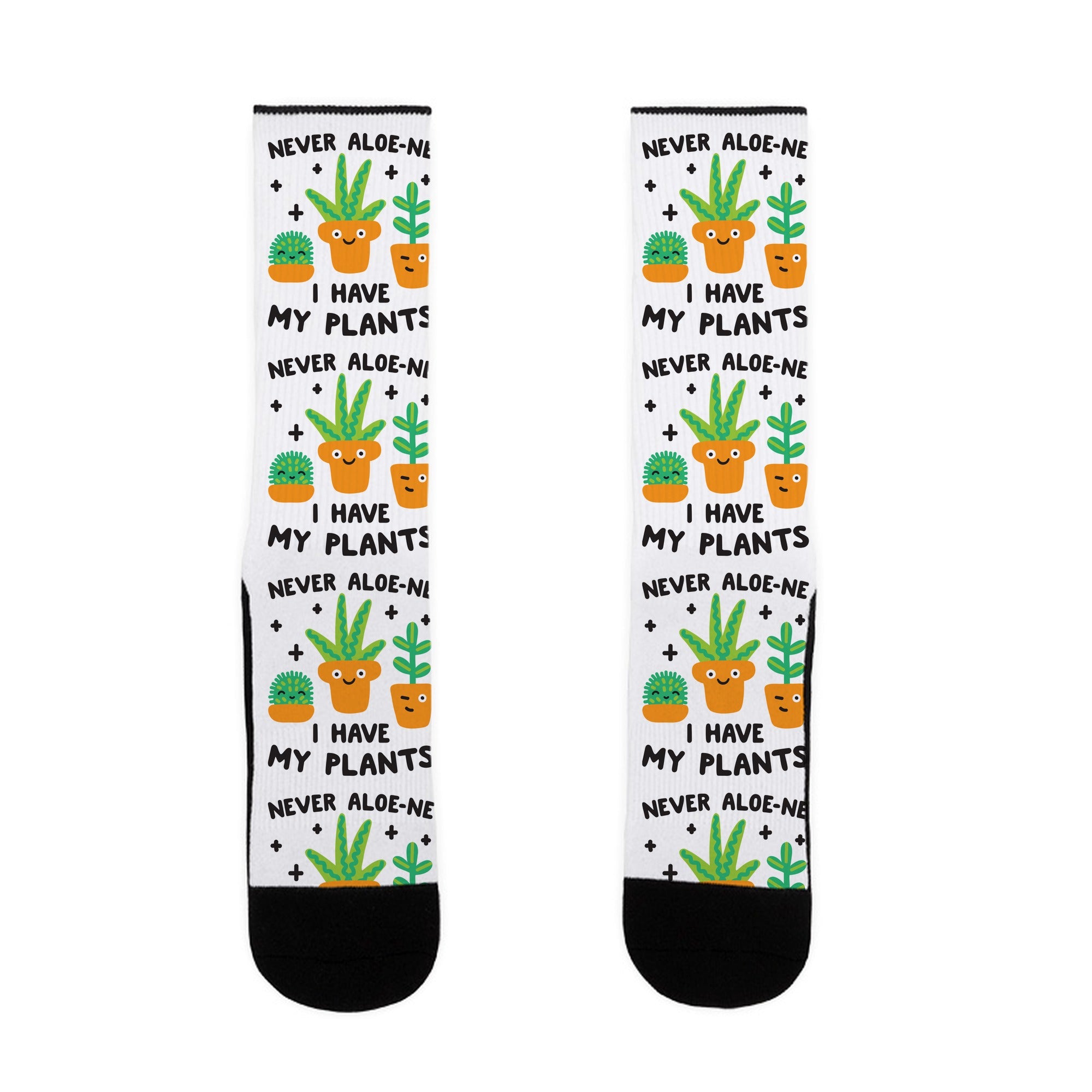 Never Aloe-ne I Have My Plants Socks