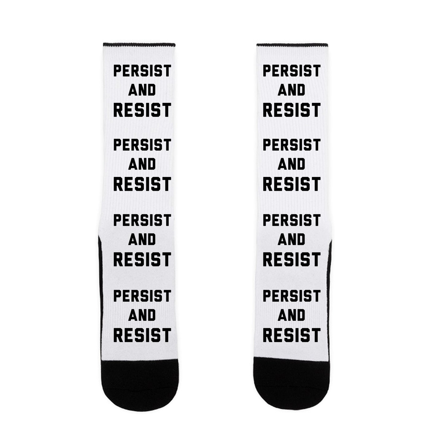 Nevertheless She Purrsisted Socks