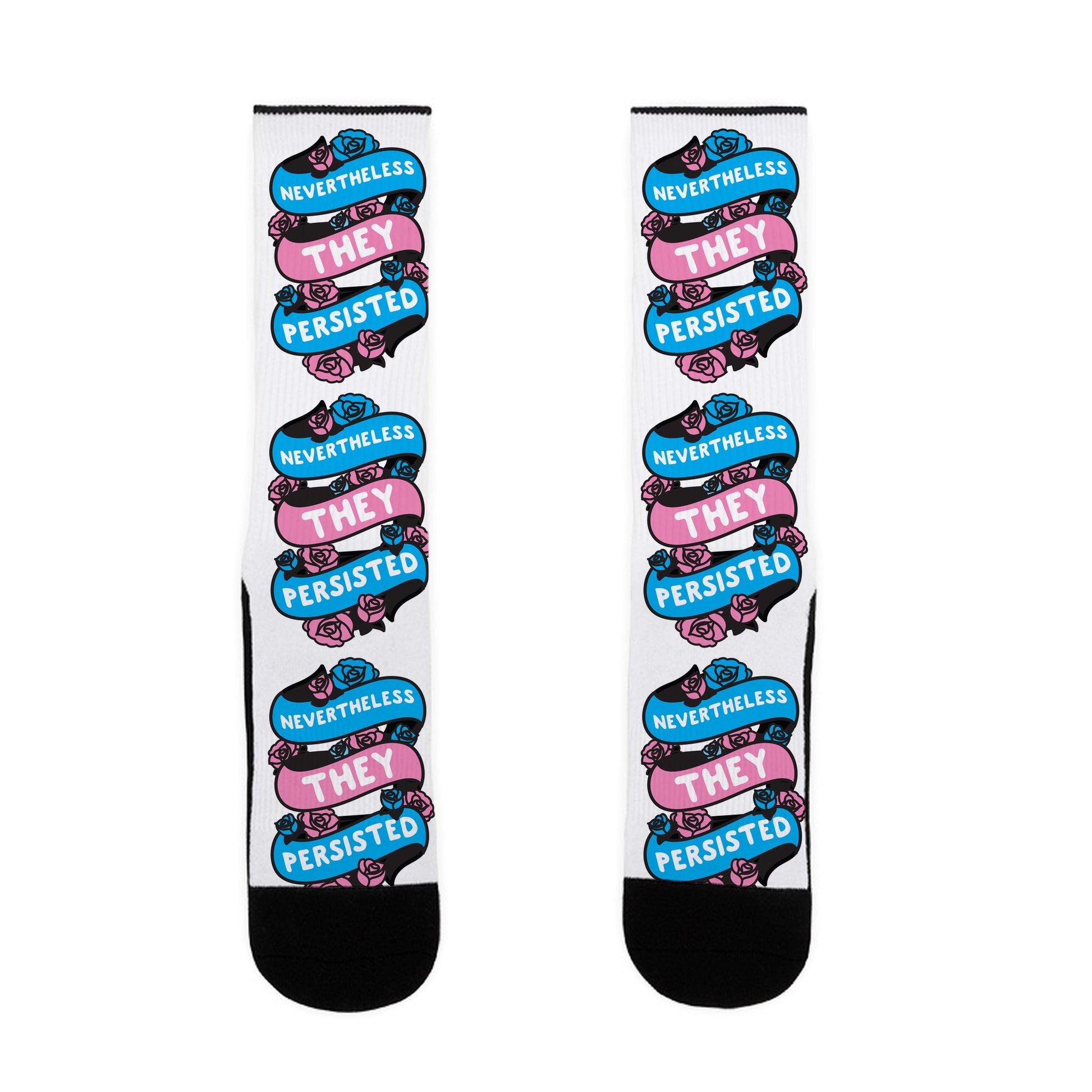 Nevertheless THEY Persisted Ribbon Socks