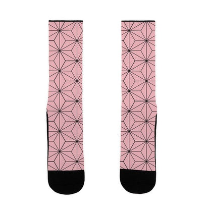 Nezuko Pattern Socks