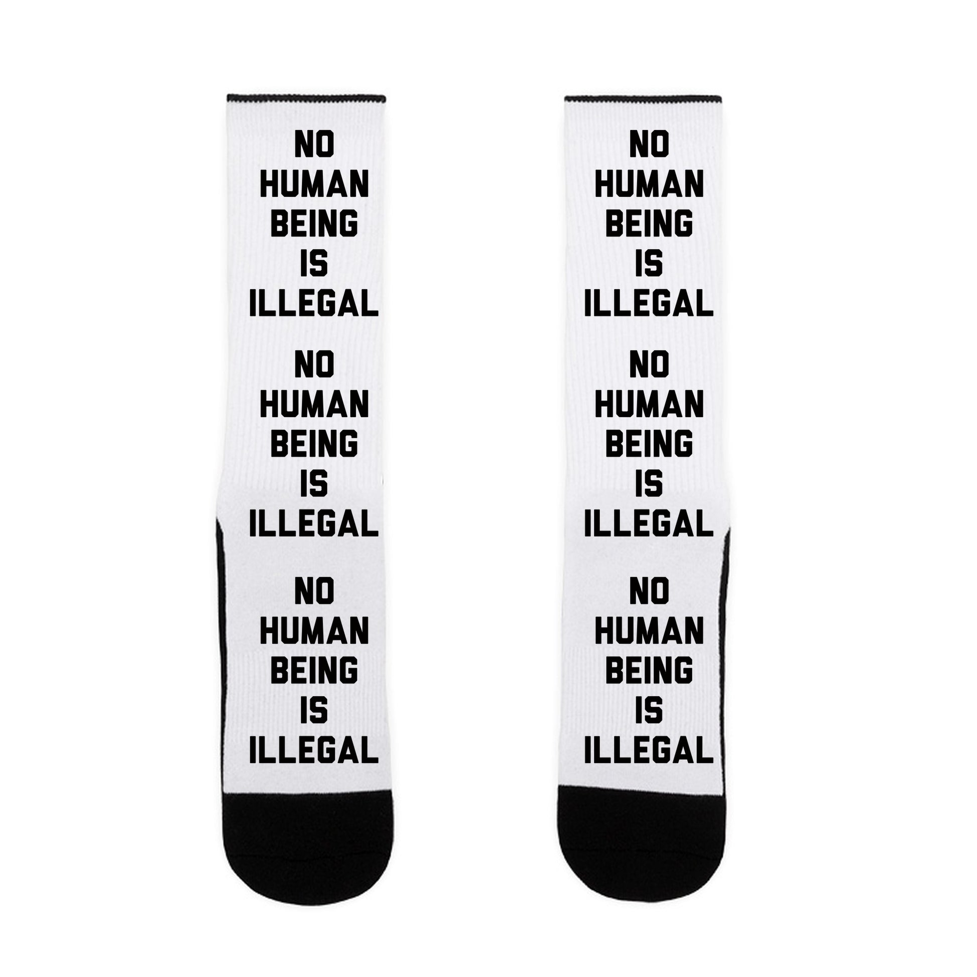 No Human Being Is Illegal Socks