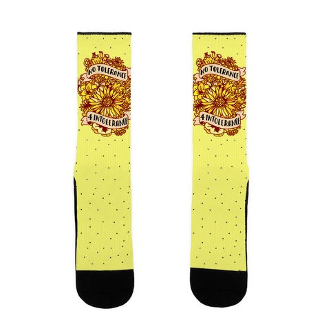 No Tolerance for Intolerance  Socks