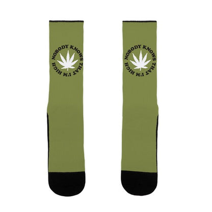 Nobody Knows That I'm High Socks