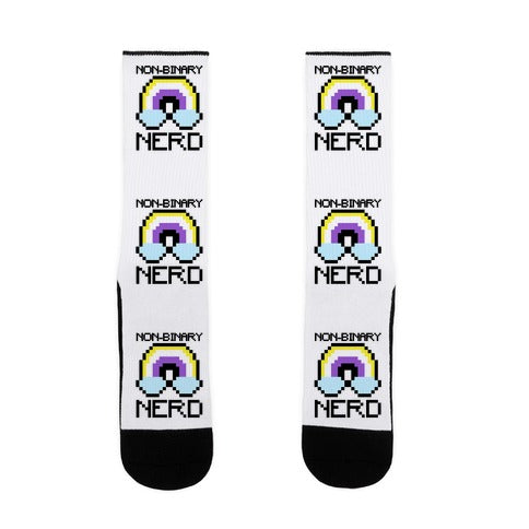 Non-Binary Nerd  Socks