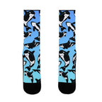 Ocean Orca Whale Pattern Socks