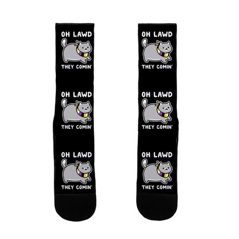 Oh Lawd, They Comin' - Non-Binary Socks