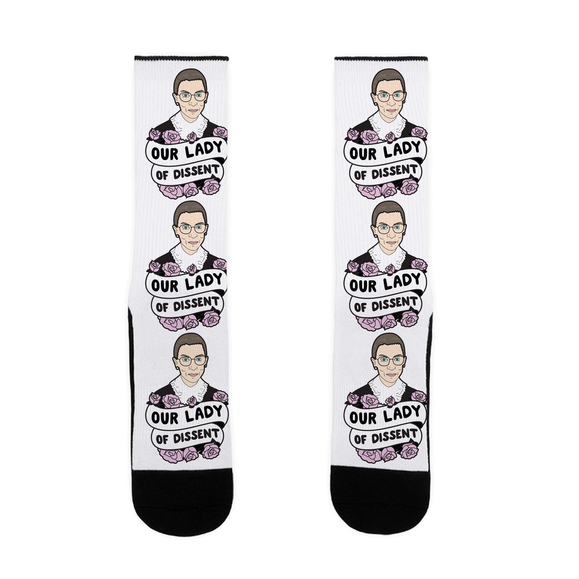 Our Lady Of Dissent RBG Socks