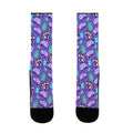 Pastel Goth Trash Animals Pattern Socks