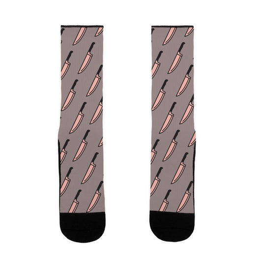 Pink Knife Socks