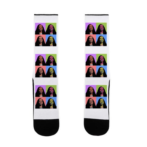 Pop Art Ketanji Brown Jackson Socks
