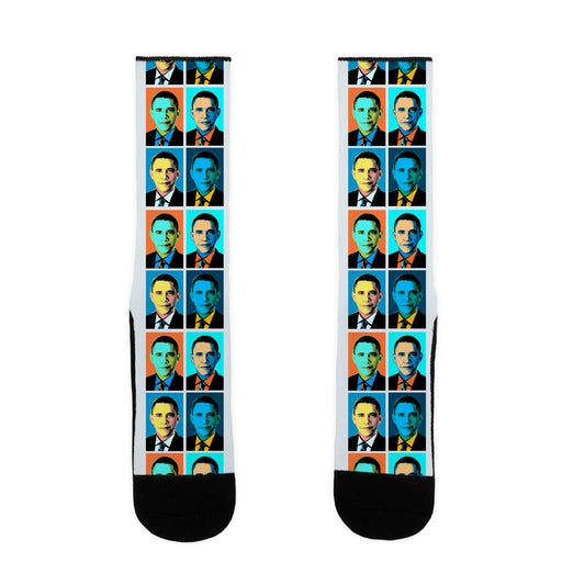 Pop Art Obama Socks