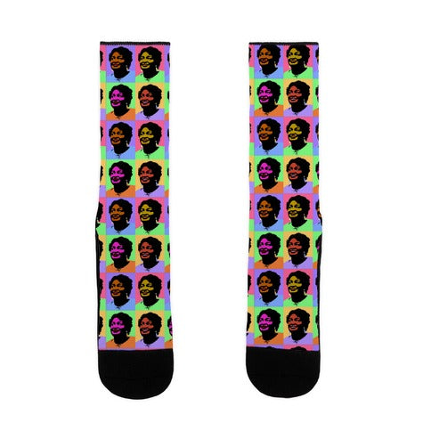 Pop Art Stacy Abrams Socks