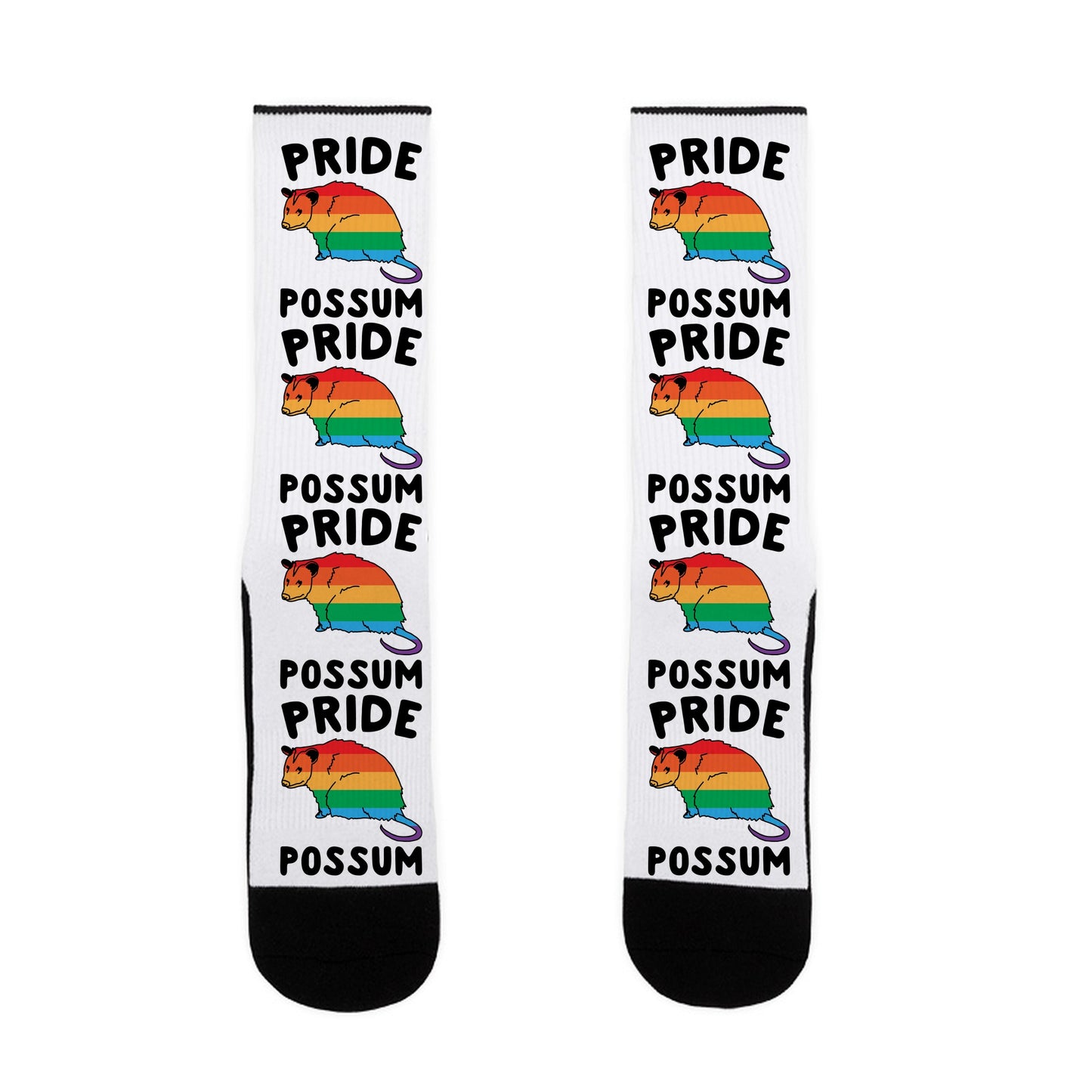 Pride Possum Socks