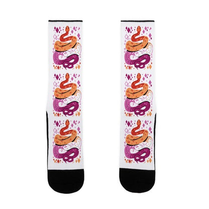 Pride Snakes: Lesbian Socks