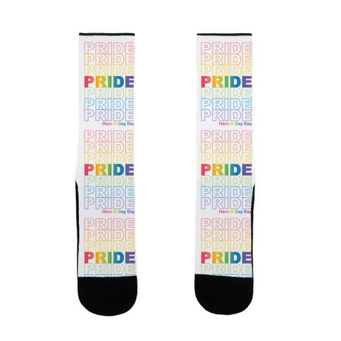 Pride Thank You Bag Parody Socks