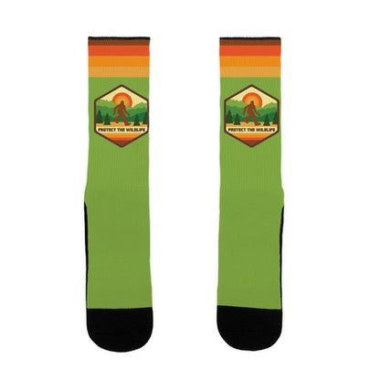 Protect The Wildlife (Bigfoot) Socks