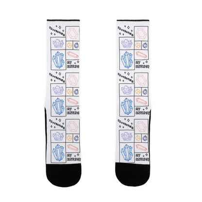 Protecting My Energy Crystals Socks