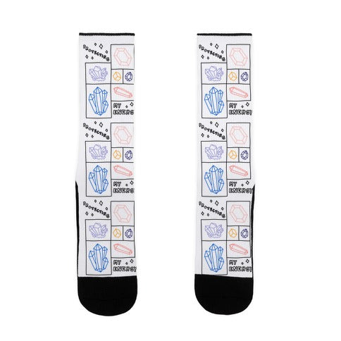 Protecting My Energy Crystals Socks