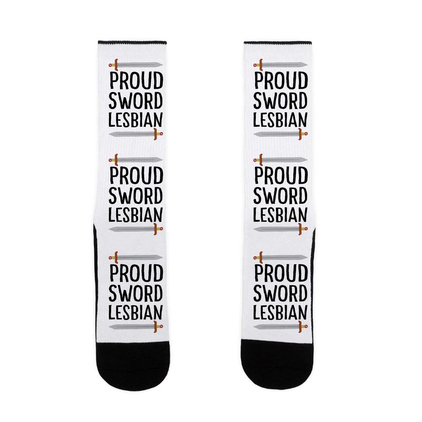 Proud Sword Lesbian Socks