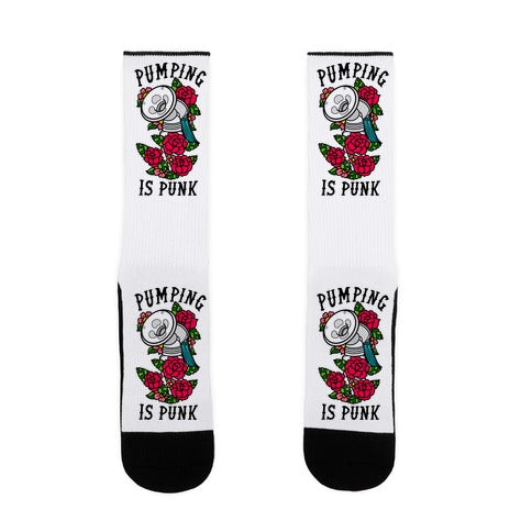 Pumping Is Punk Socks