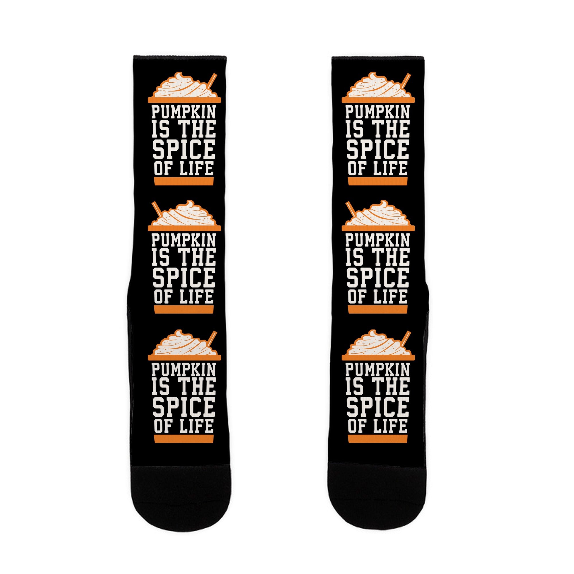 Pumpkin is the Spice of Life Socks
