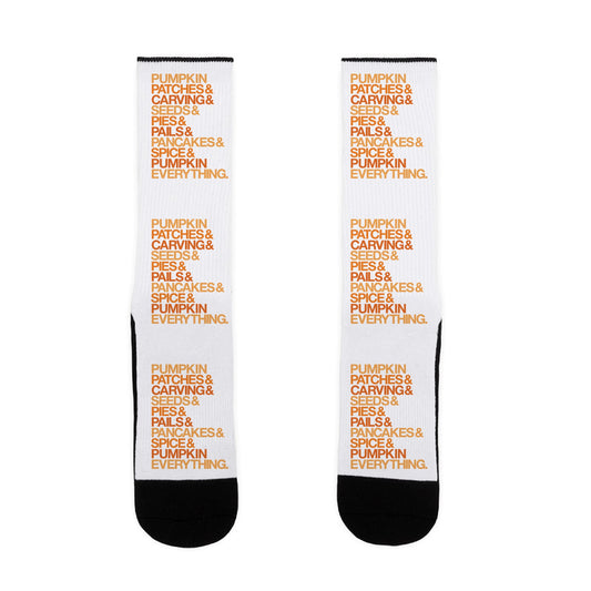 Pumpkin Patches & Carving & Pumpkin Everything Socks