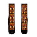 Pumpkin Spice & Chill Socks