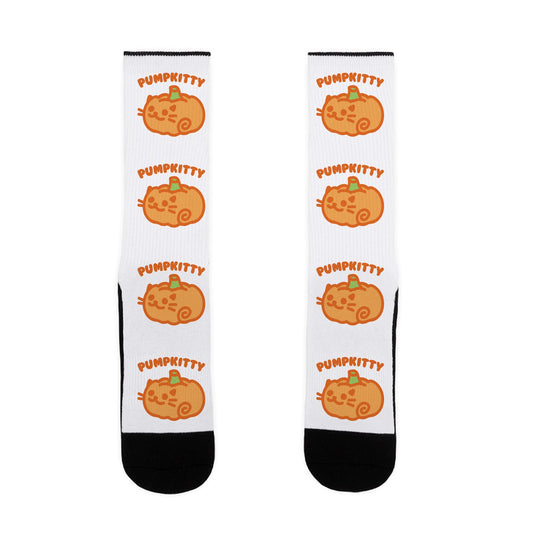 Pumpkitty Socks