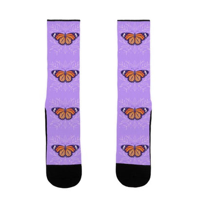 Purple Solo Monarch Socks