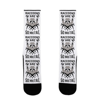 Raccoons Are So Metal Socks