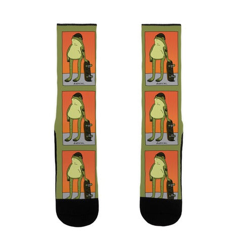Radical Frog Skater Socks