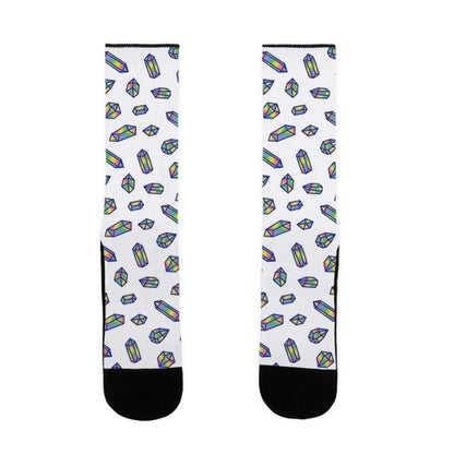 Rainbow Crystal Pattern Socks