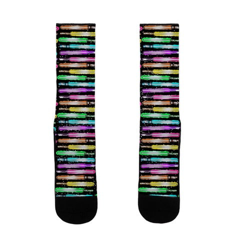 Rainbow Lightsabers Socks