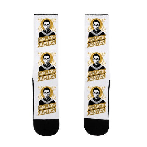 RBG: Our Lady Of Justice Socks