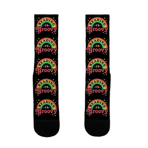 Reading is Groovy Socks