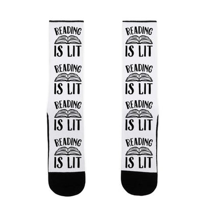 Reading Is Lit Socks