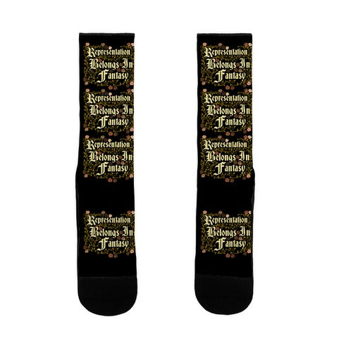 Representation Belongs In Fantasy Socks