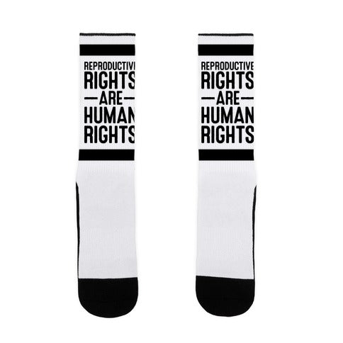 Reproductive Rights Are Human Rights Socks