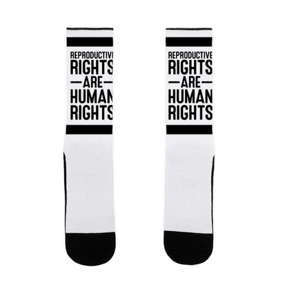 Reproductive Rights Are Human Rights Socks