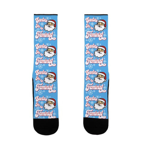 Santa Is a Feminist Socks